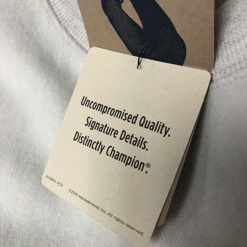 CHAMPION Reverse Weave Grey Crewneck Sweatshirt - Picture 9 of 9